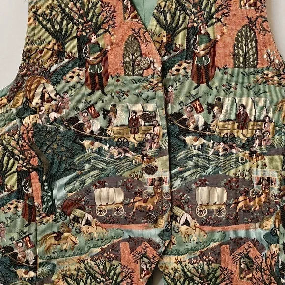 Colorful Tapestry Vest - Picture 2 of 9